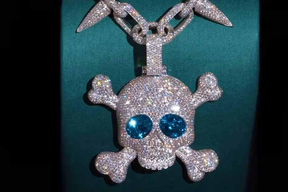Alex Moss NY Delivers Custom Diamond-Encrusted Skull Chain for North West